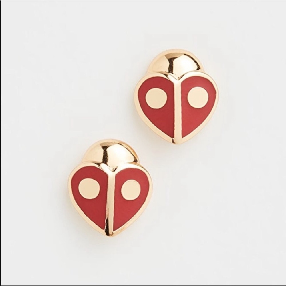 Kate Spade Lady Bug Earrings Animal Party Collection